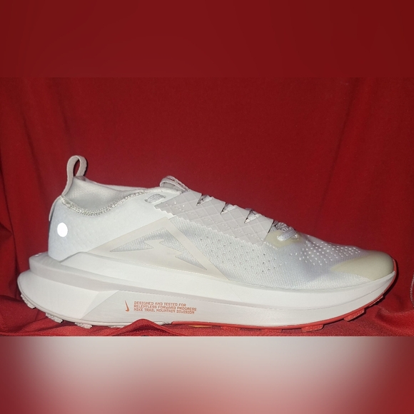 Nike ZoomX Zegama Trail 2 ~ Sail Picante Red FD5190-103 | Men's: 11 ☆ Worn 1x - Picture 2 of 10